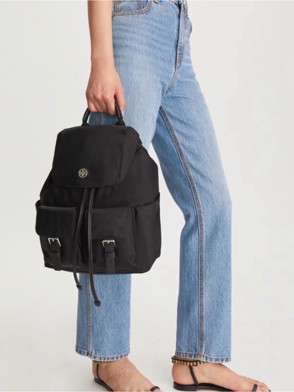Tory Burch Nylon Sleek Sporty Black Classic Mini Backpack